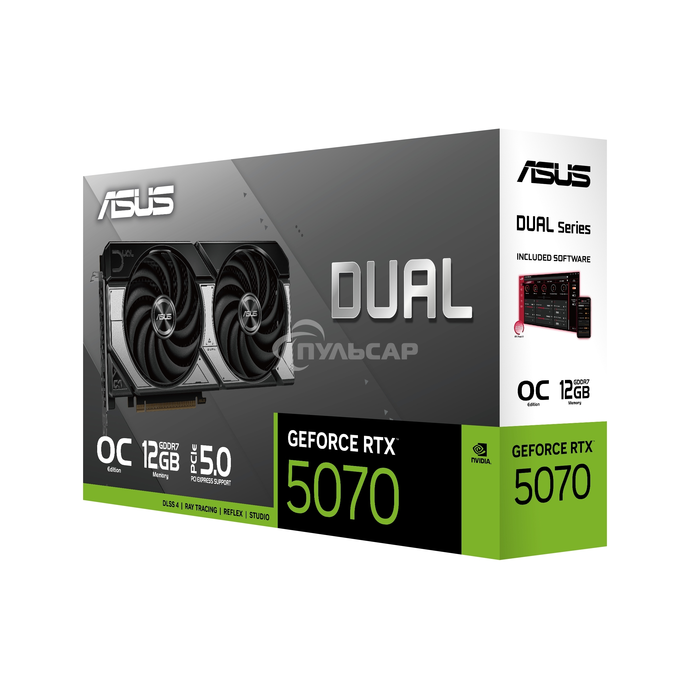 Видеокарта Asus DUAL-RTX 5070-O12G