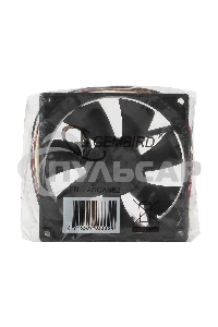 Вентилятор для корпуса Gembird FANCASE2 черный, 90 мм, 2500 об/мин, 26 дБ, 3 pin