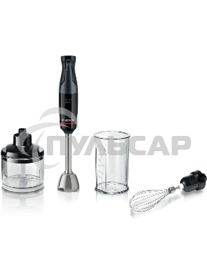 Блендер погружной Bosch MSM4B621, 1000Вт, черный