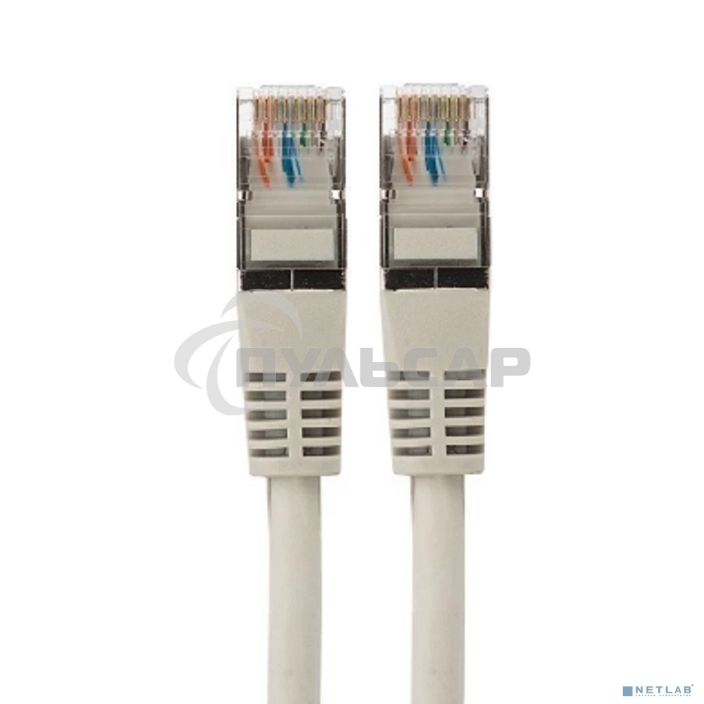 Пaтч-корд Rexant F/UTP, категория 5e, RJ45-RJ45, экранированный, 24AWG, LSZH, серый, 1,5м