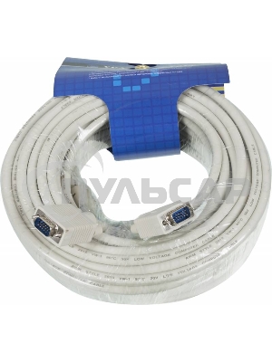 Кабель SVGA Ningbo CAB016S-20m VGA HD15 (m)/VGA HD15 (m) 20м феррит.кольца