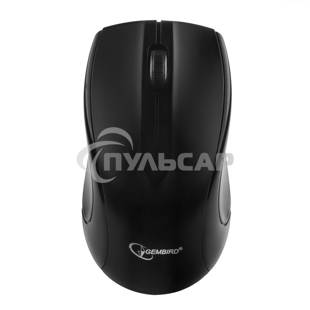 Мышь беспроводная Gembird MUSW-320 черный, 1000 dpi, радиоканал, USB, кнопки - 3