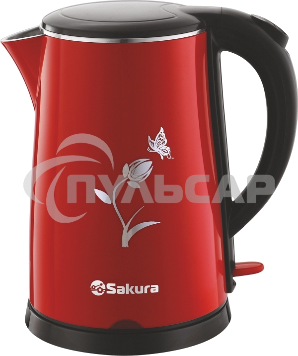 Чайник электрический Sakura SA-2159BR (1.8) красн/черн д