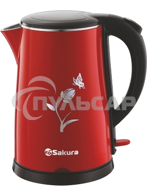 Чайник электрический Sakura SA-2159BR (1.8) красн/черн д