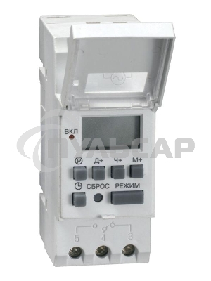 Таймер ТЭ15 цифровой 16А 230В на DIN-рейку ИЭК