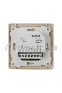 Терморегулятор механическийRX-308G (бежевый) (совместим с Schneider серии Glossa) Rexant