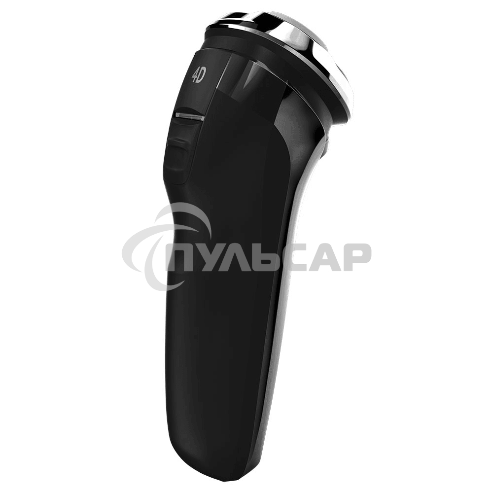Электробритва Polaris PMR 0305R wet&dry PRO 5 blades элктрическая, черный/хром