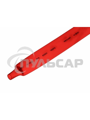 Трубка термоусаживаемая ТУТ 18,0/9,0мм, красная, упаковка 50 шт. по 1м, PROconnect