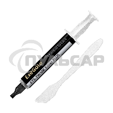 Термопаста ExeGate ETS-7WMK Silver PLUS (7,2 Вт/(м•К), 3г, шприц с лопаткой)