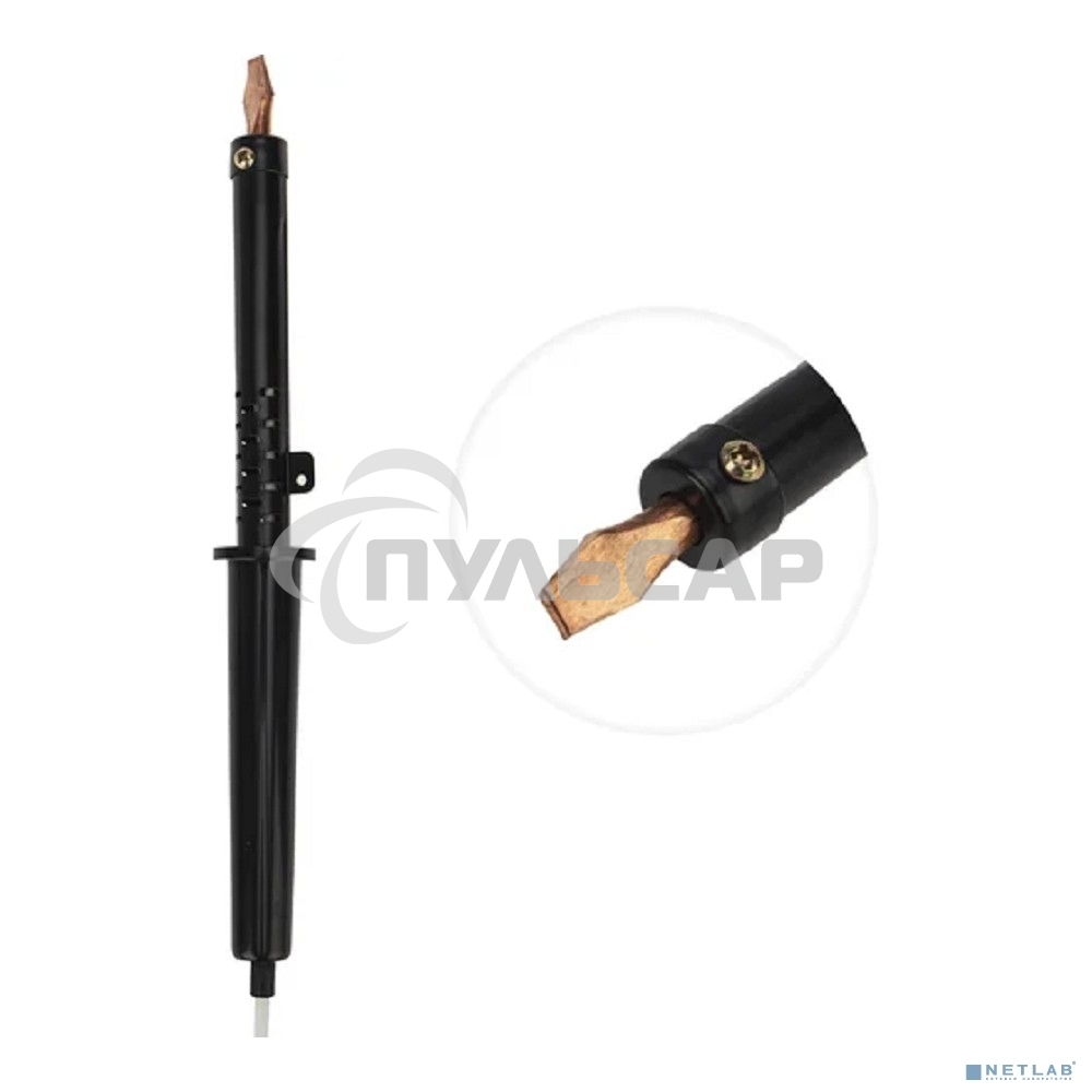 Паяльник ПП Rexant, 230 В/80 Вт, пластиковая ручка, ЭПСН