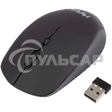 Мышь беспроводная HIPER HOMW-091 черный, 1600 dpi, радиоканал, USB, кнопки - 4