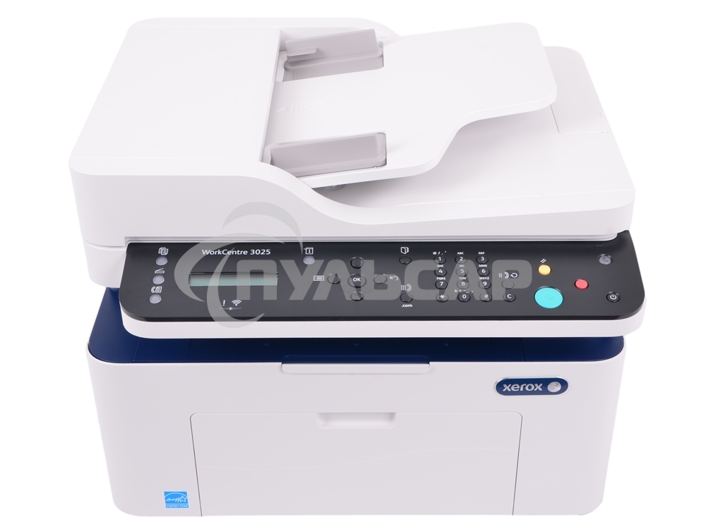 МФУ лазерное Xerox WorkCentre 3025NI (WC3025NI#), A4, ч/б, печ. до 20 стр/мин., скан. до 17 стр/мин., 1200 x 1200 dpi (печать) 600 x 600 dpi (скан.), Wi-Fi, Ethernet, USB