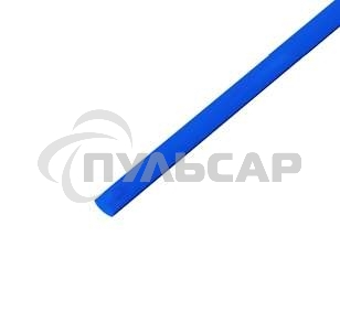 Трубка термоусадочная 6.0/3.0 1м син. Rexant 20-6005