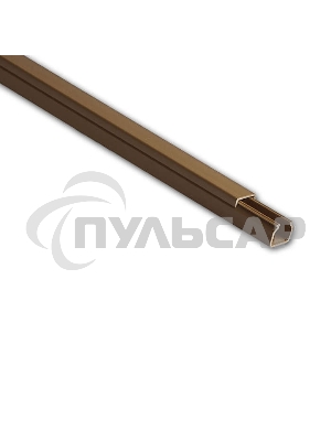 Кабель-канал 16х16 L2000 пластик коричн. Рувинил РКК-16х16-К