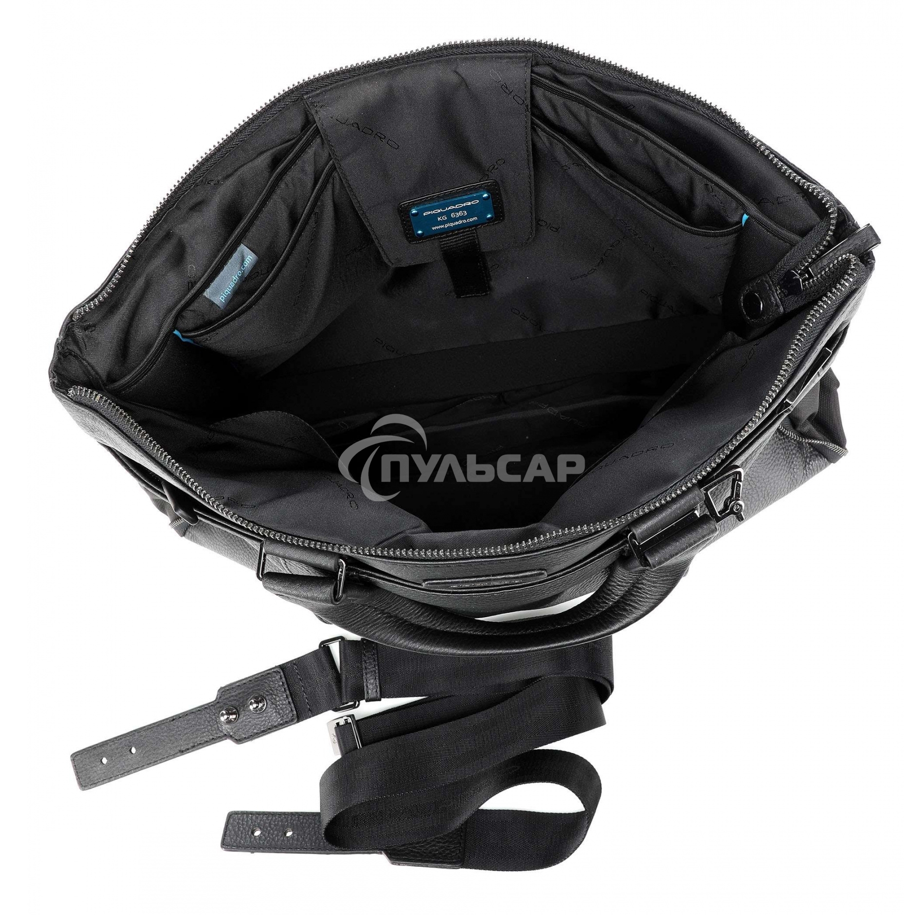 Сумка для ноутбука Piquadro Modus CA4021MOS/N черный натур.кожа