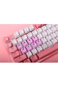 Клавиатура проводная A4Tech Bloody B800 Dual Color USB розовый/белый