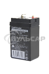 Аккумулятор свинцово-кислотный GoPower LA-430 4V 3Ah (1/20)