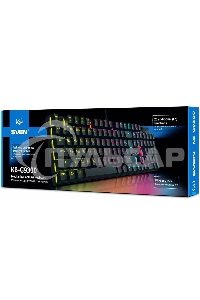 Клавиатура проводная игровая Sven KB-G9300 черная (Outemu Blue switches,104кл., подсветка)