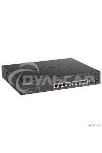 Коммутатор D-Link DGS-1100-10MPPV2/A3A, L2 Smart Switch with 8 10/100/1000Base-T ports and 2 1000Base-X SFP ports (6 PoE ports 802.3af/802.3at (30 W), 2 ports 802.3af/802.3at/802.3bt (90W), PoE Budget 242 W).8K