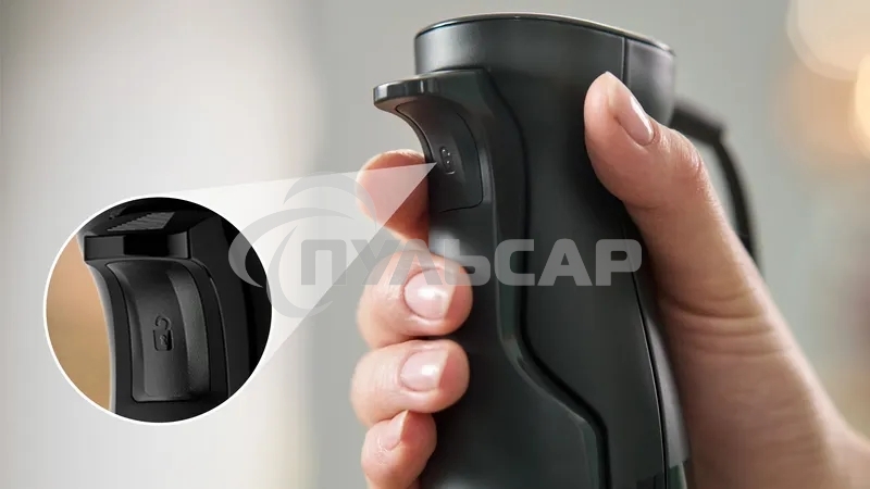 Блендер погружной Bosch MSM4B621, 1000Вт, черный