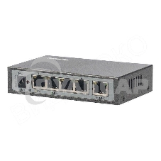 Сетевой коммутатор FE-104POE-S 5 портов 10/100 Мбит/с (IEEE802.3u 100BaseTX) из них 4 c поддержкой PoE (IEEE802.3at) до 15,4Вт на порт (HI POE), Сумма