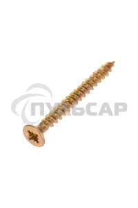 Саморез универсальный KRANZ 3х30, желтый цинк, пакет (1000 шт/уп)