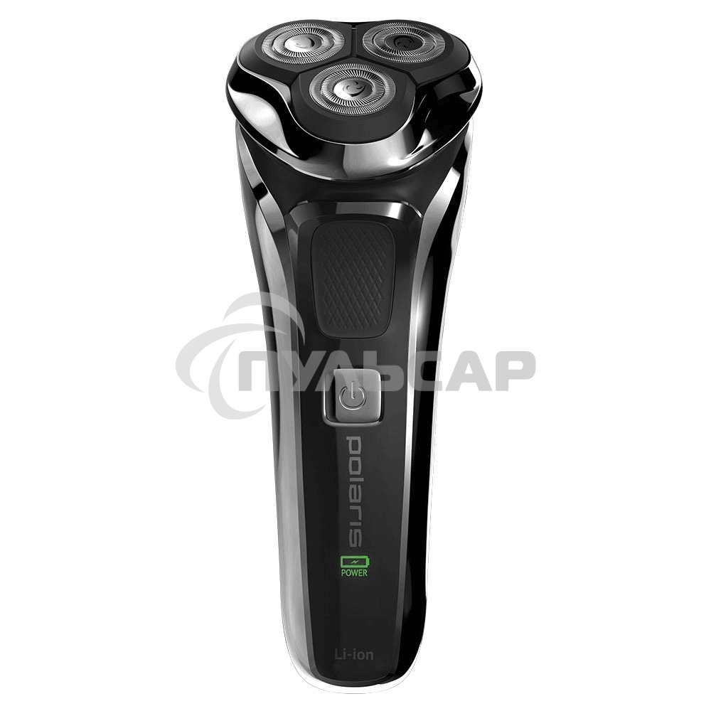 Электробритва Polaris PMR 0305R wet&dry PRO 5 blades элктрическая, черный/хром