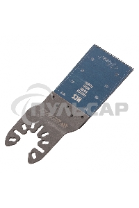 Насадка для МФИ режущая пазовая прямая, HCS, по дереву, 34 х 1,4 мм, мелкий зуб Denzel