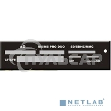 Устройство считывания Ginzzu USB 2.0 Card reader SD/SDHC/MMC/MS/microSD/xD/CF, 3.5