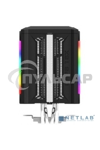 Кулер ZALMAN CNPS16X Black, 120мм RGB FAN, 4 HEAT PIPES, 4-PIN PWM, 1350-2700 RPM, 20-32DBA, LONG LIFE BEARING, FULL SOCKET SUPPORT
