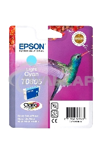 Картридж струйный Epson C13T08054011 светло-голубой для Epson St Ph P50/PX660/PX720WD (330стр.)