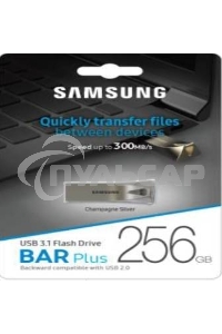 Флешка USB256 Gb USB <USB 3.1> Samsung BAR Plus (up to 300Mb/s) (MUF-256BE3/APC)