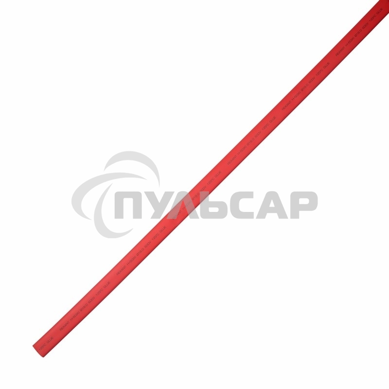 Термоусаживаемая трубка клеевая Rexant 18,0/6,0 мм, красная, упаковка 10 шт. по 1 м