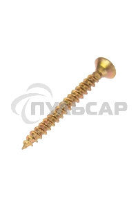 Саморез универсальный KRANZ 3х30, желтый цинк, пакет (1000 шт/уп)