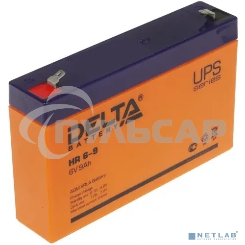 Батарея Delta HR 6-9 (634W) (6V, 9Ah)