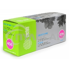 Картридж лазерный Cactus CS-CLT-C406S cyan голубой (1000 стр.) для Samsung CLP-360/365/CLX-3300/3305