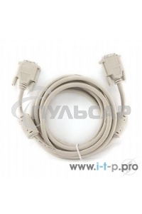 Кабель DVI-D single link Gembird, 3м, 19M/19M экран, феррит.кольца, пакет CC-DVI-10