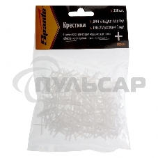 Крестики, 1,0 мм, для кладки плитки, 250 шт. Sparta