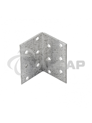 Крепежный уголок равносторонний, KUR 40x40x60 мм, Россия Сибртех