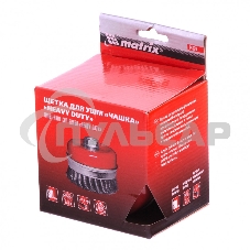 Щетка Matrix для УШМ Heavy Duty, 80 мм, М14, Чашка, крученая проволока 0,5 мм