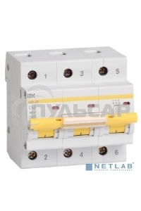 Выключатель автоматический модульный 3п C 25А 10кА ВА47-100 ИЭК MVA40-3-025-C