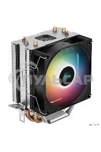 Кулер для процессора DEEPCOOL AG300 LED, 92 мм, алюминий/медь, 3050 об/мин, 30.5 дБ, 4 pin, 150 Вт, 129 мм