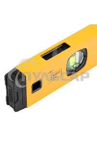 Уровень алюминиевый, магнит., фрезерованный, 3 глазка (1 зеркал.), 0,5 мм/м, 1200 мм Denzel