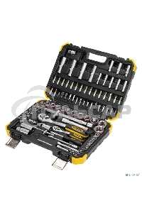Набор инструментов, 1/2, 1/4, CrV, пластиковый кейс, 94 предмета KRANZ