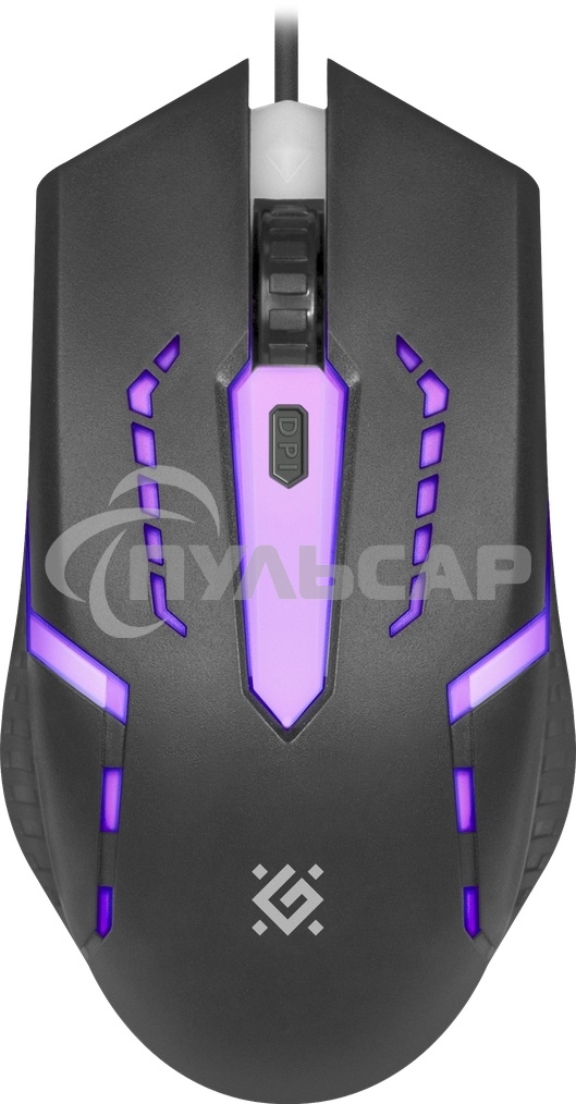 Мышь проводная Defender Flash MB-600L черный, 1200 dpi, USB, кнопки - 4
