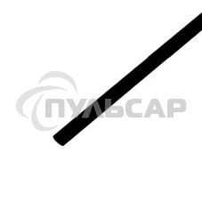 Трубка термоусадочная 8.0/4.0 1м черный Rexant 20-8006