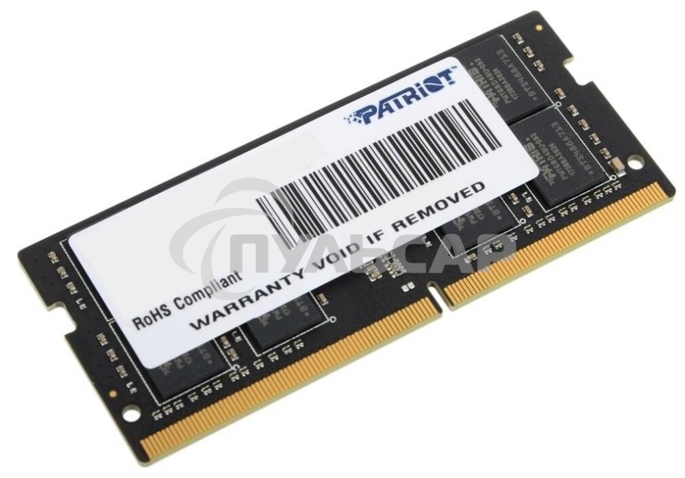 Оперативная память Patriot Signature, DDR4, 32Gb (1x32 Gb), 2666 MHz, CL19, SO-DIMM