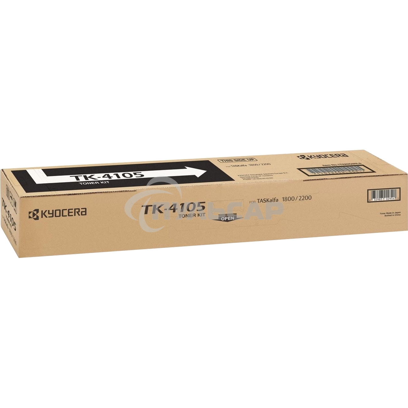 Картридж лазерный Kyocera TK-4105 (1T02NG0NL0) черный для TASKalfa 1800/2200/1801/2201 15000 стр