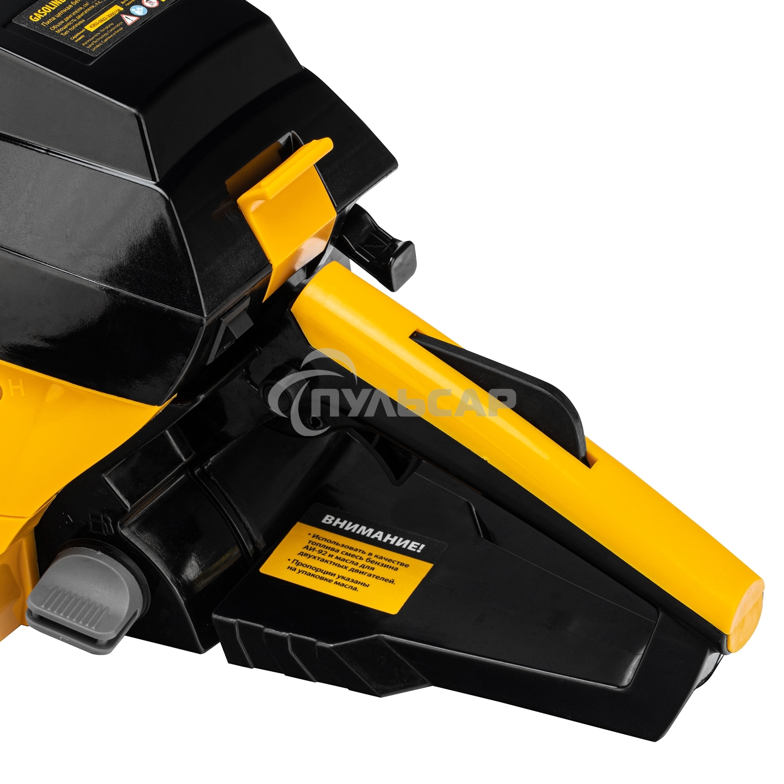 Пила цепная бензиновая DGS-4516, шина 40 см, 45см3, 3,0 л.с., шаг 3/8, паз 1,3 мм, 57 зв Denzel