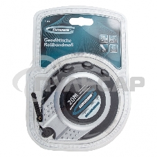 Рулетка геодезическая GROSS 20 м х 13 мм, закр. корп., металл. лента, нейлон, двуст. шкала 31251